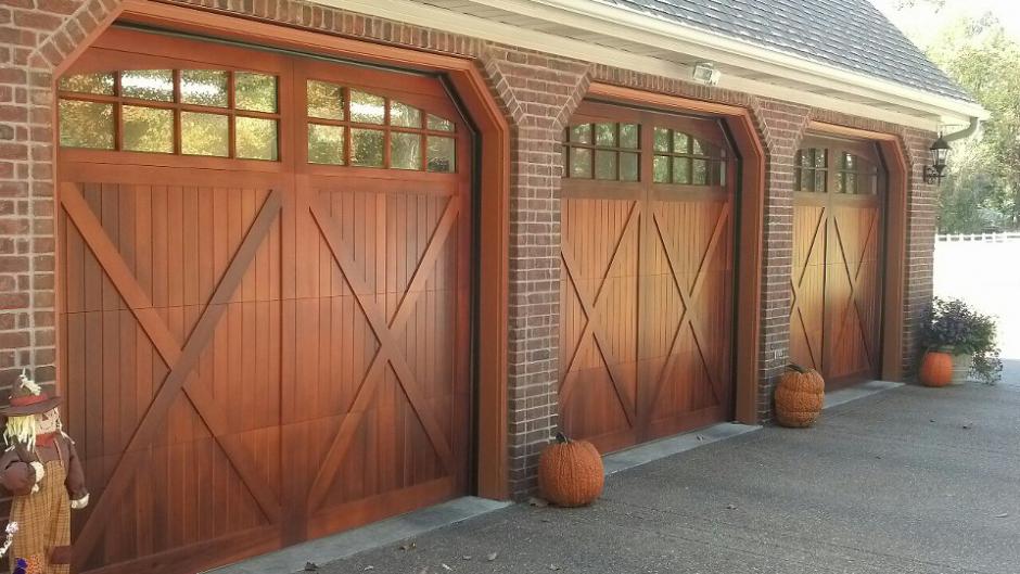 Wood Overlay Carriage Garage Door — Spring Lake Heights, NJ — Lombardy Door Sales & Service Corp.