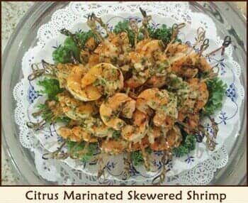 Citrus Marinated Skewered Shrimp — Event Catering in Radnor, PA