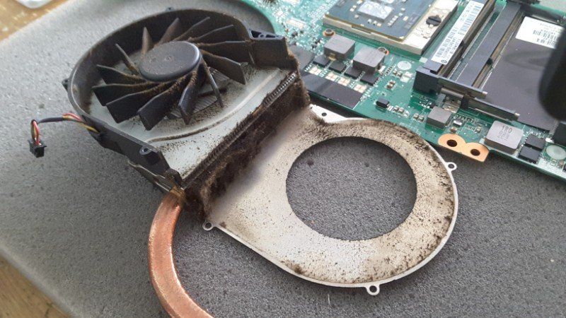 Pulizia ventola desktop