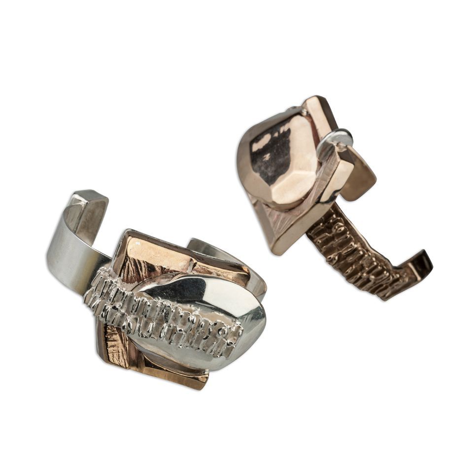 Bracciali in argento e bronzo