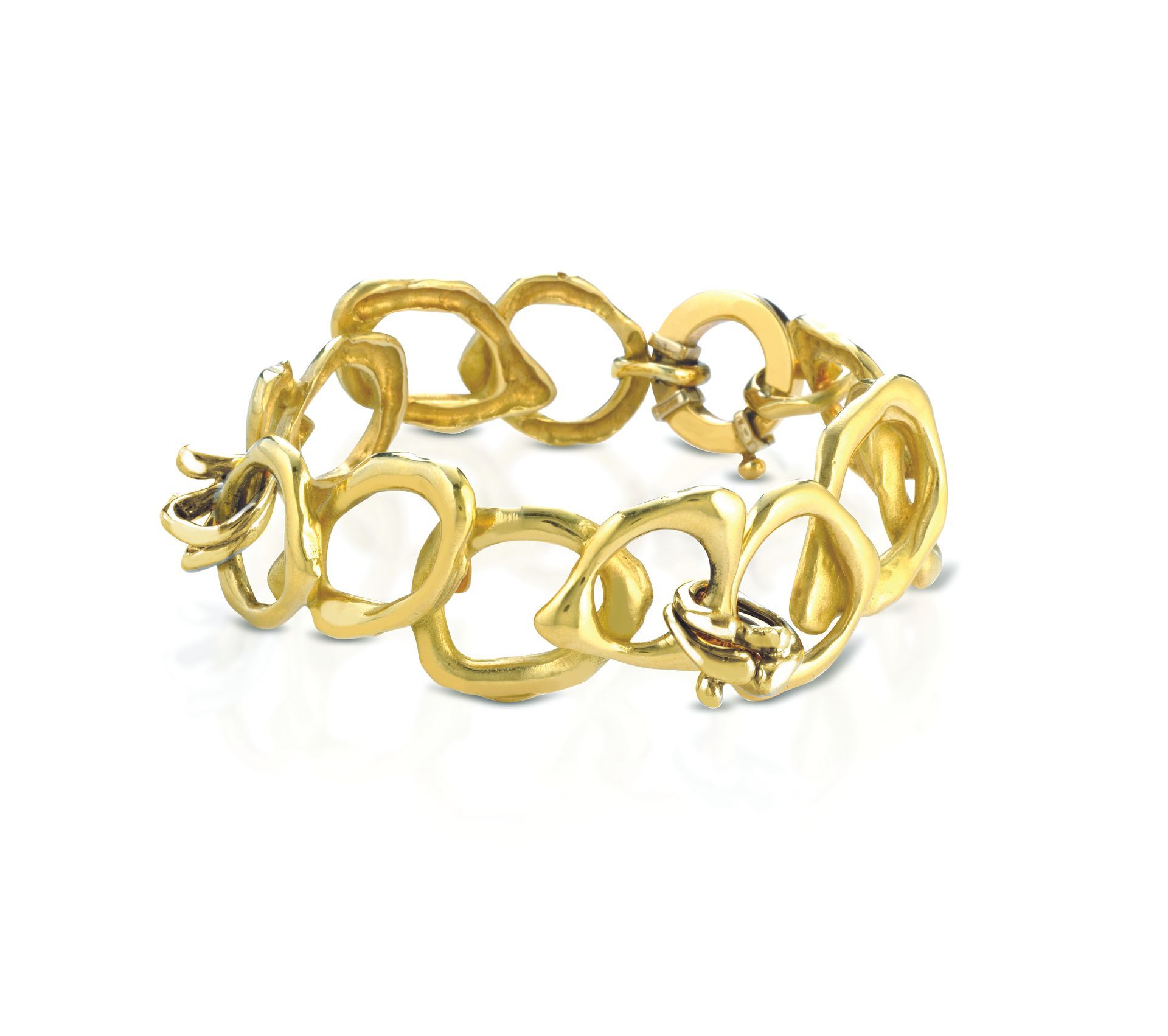 Bracciale in bronzo e argento