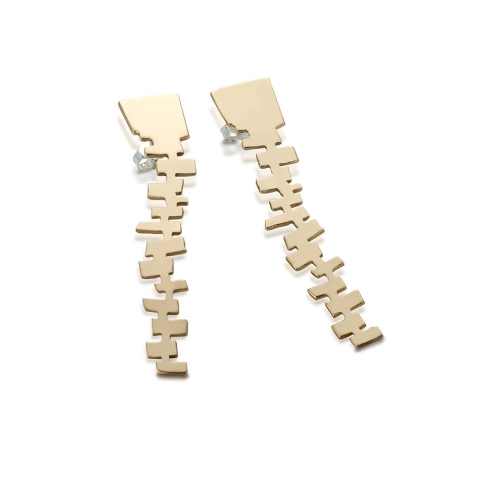 Orecchini in bronzo e argento