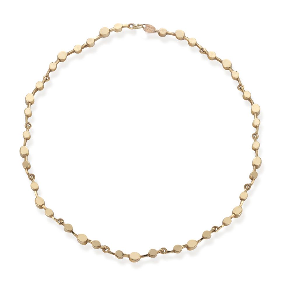 Collana in bronzo e argento