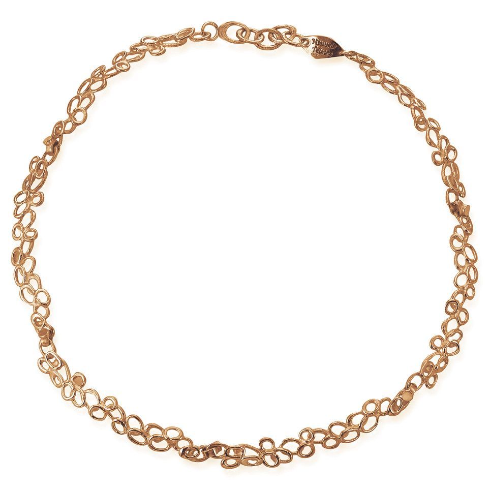 Collier in bronzo e argento