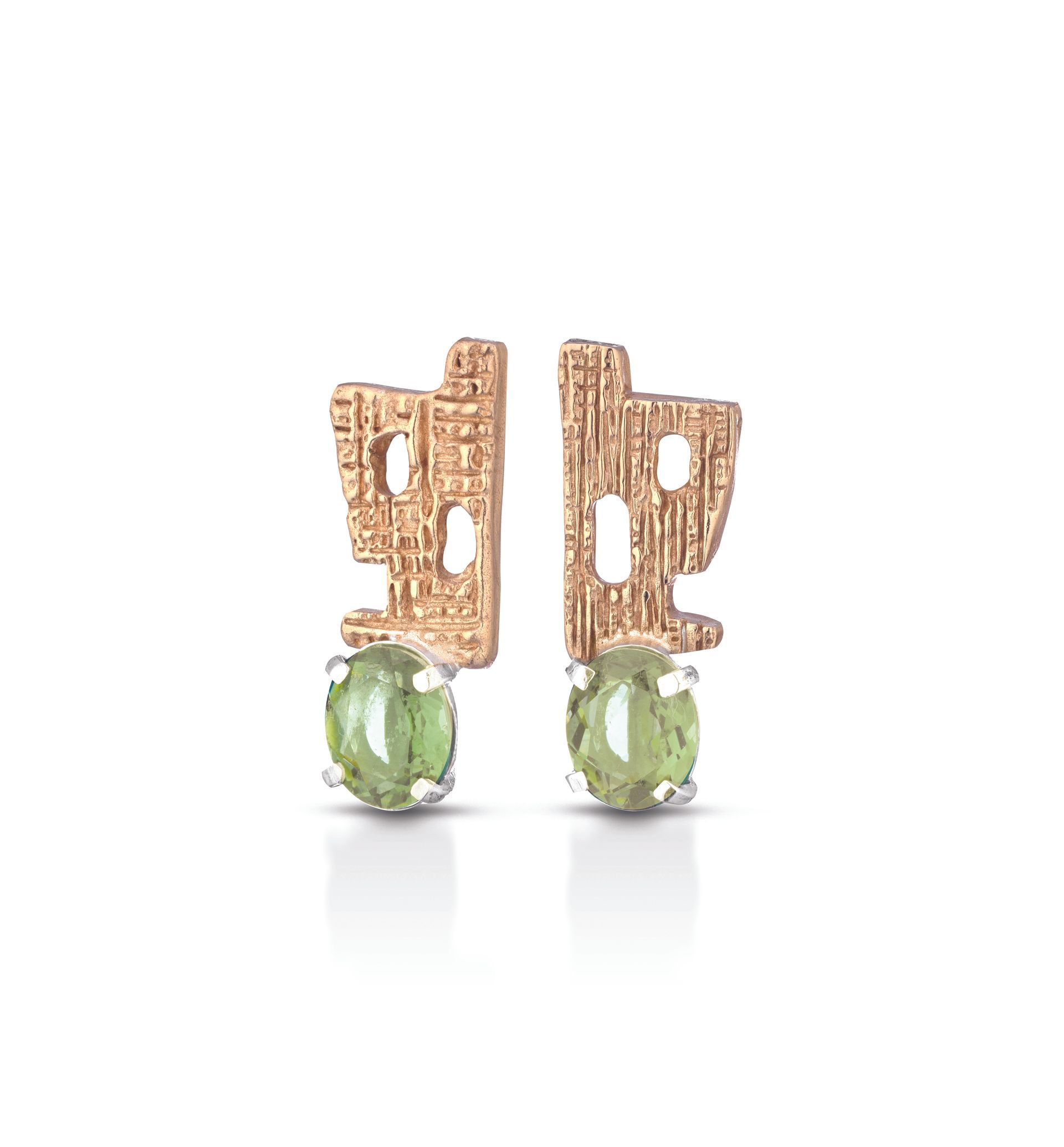 Orecchini con pietre verdi The Other