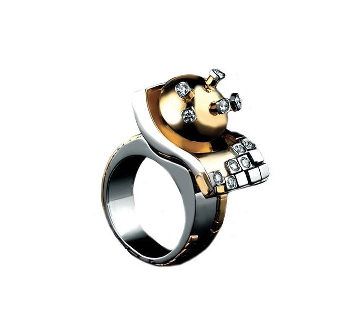 anello oro e diamanti