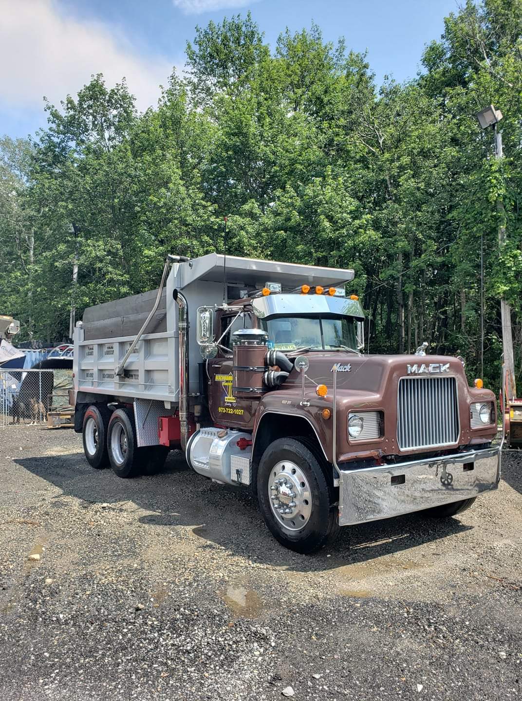 Black Diamond Paving Truck