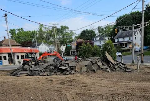 Effective drainage system designed to prevent water pooling and protect asphalt pavement