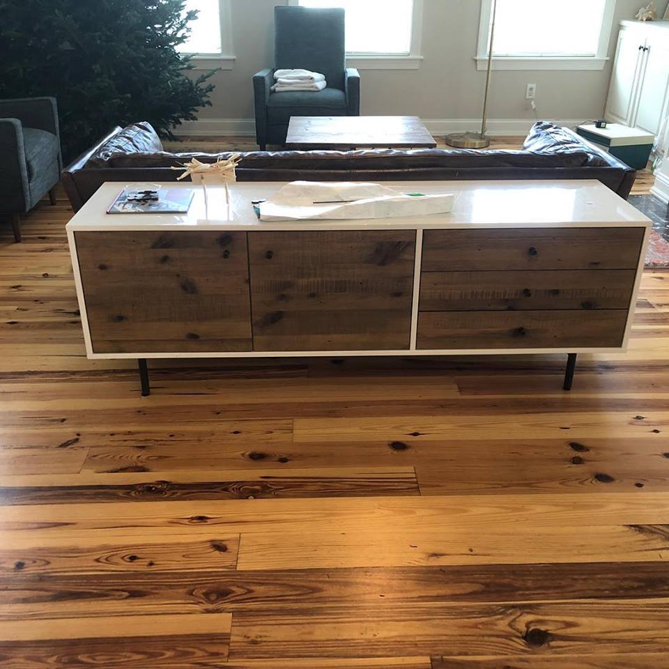 Wood Flooring Contractor — Walnut Flooring with Black Spots in North Charleston, SC