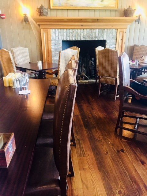Hardwood Dining Flooring — Harrys at DI Club in North Charleston, SC