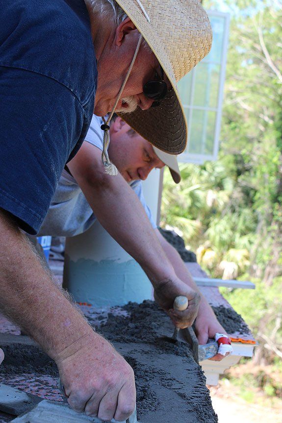 Underlayment — Applying Cement at the Edge of the Flooring in North Charleston, SC