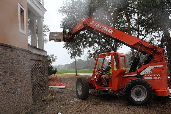 Forklift — Skytrak on Work in North Charleston, SC