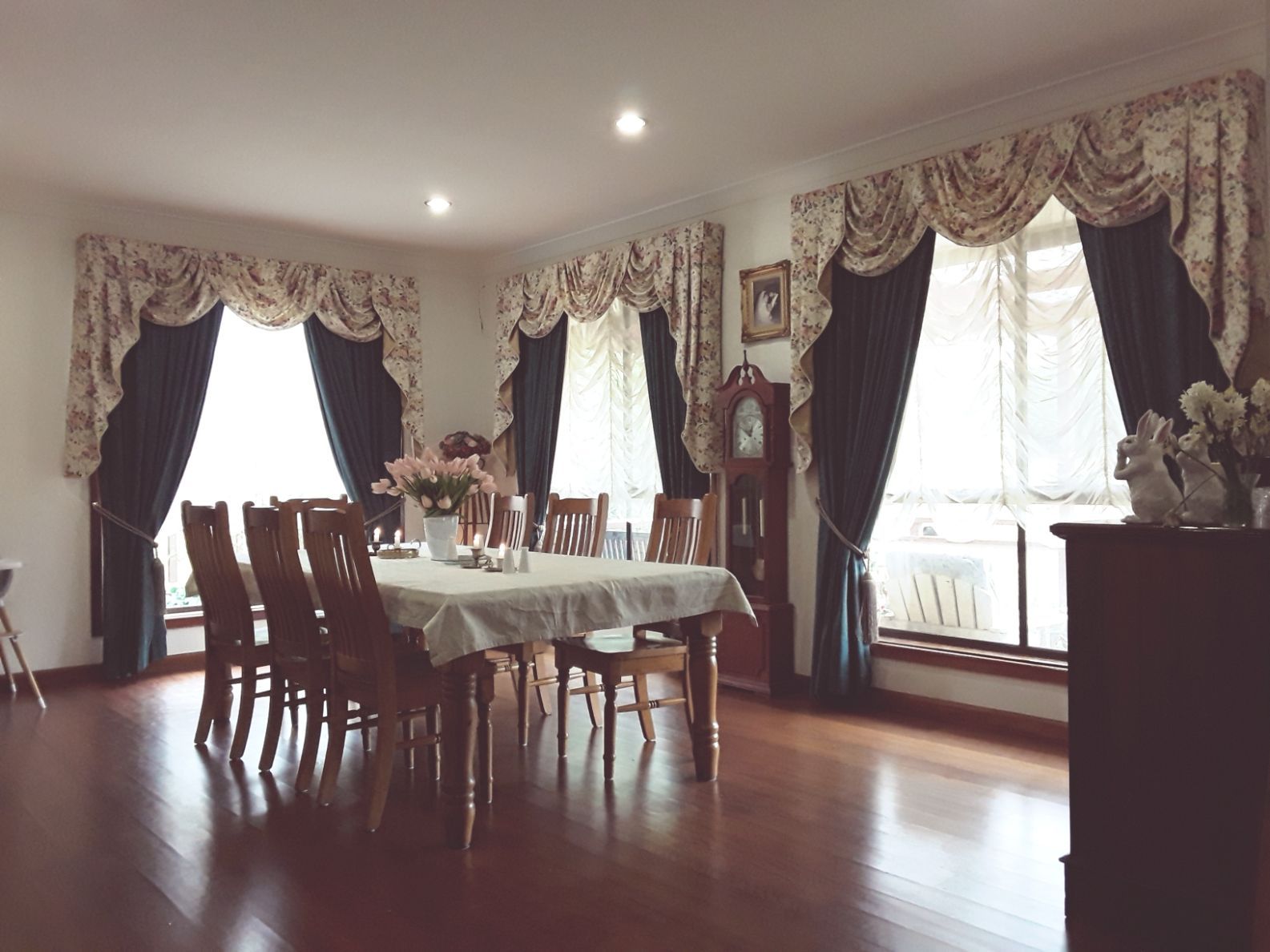 Dining area - Curtains in Welby, NSW