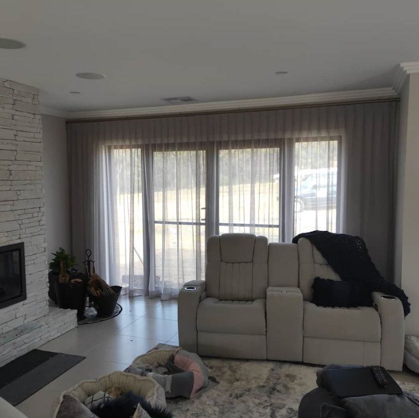 Living area - Curtains in Welby, NSW