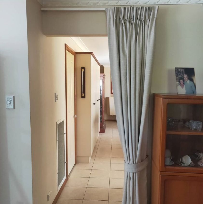 Hallway with curtain - Curtains in Welby, NSW