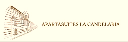 A logo for a company called apartaestudios la candelaria