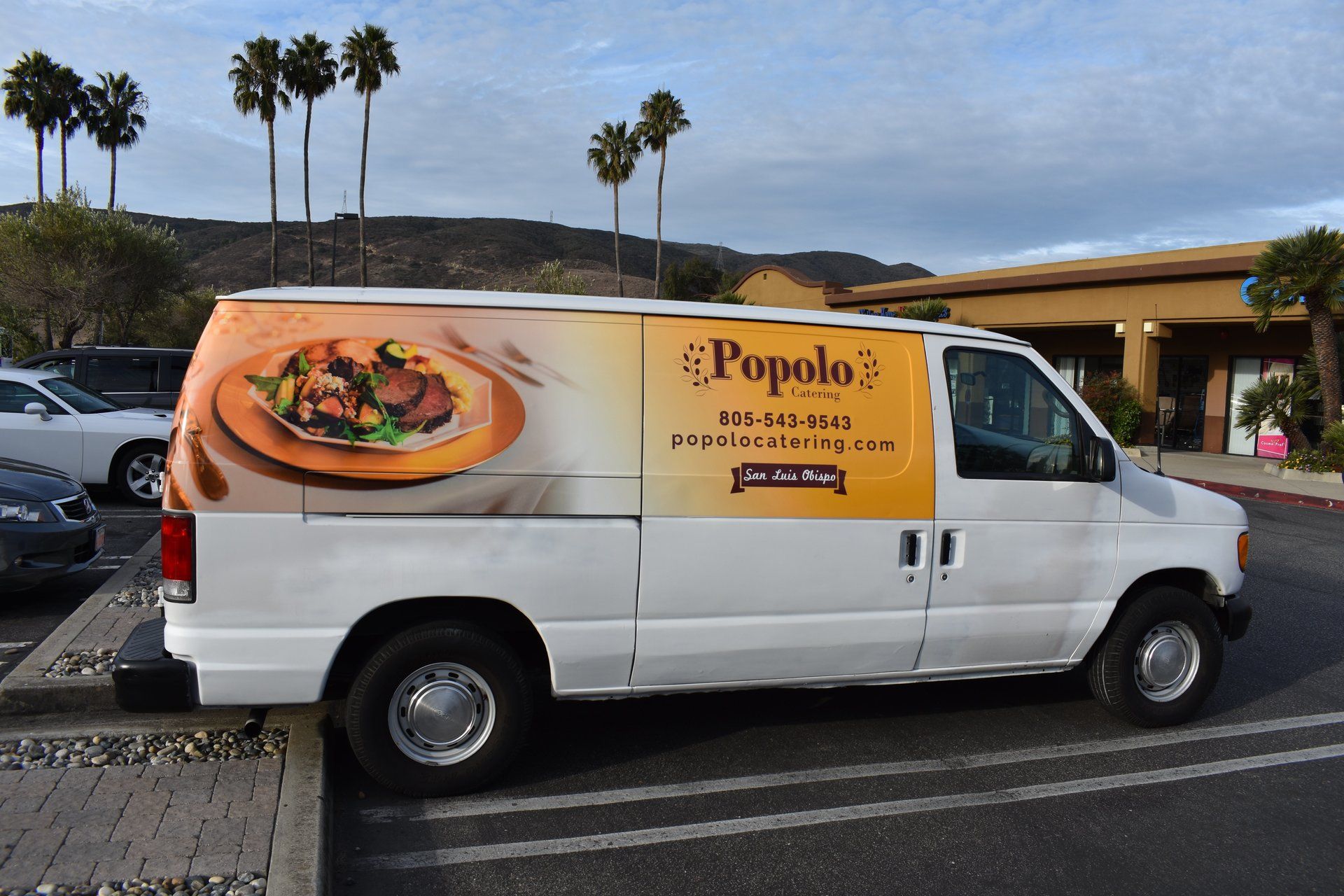 catering van vehicle vinyl wrap near san luis obispo