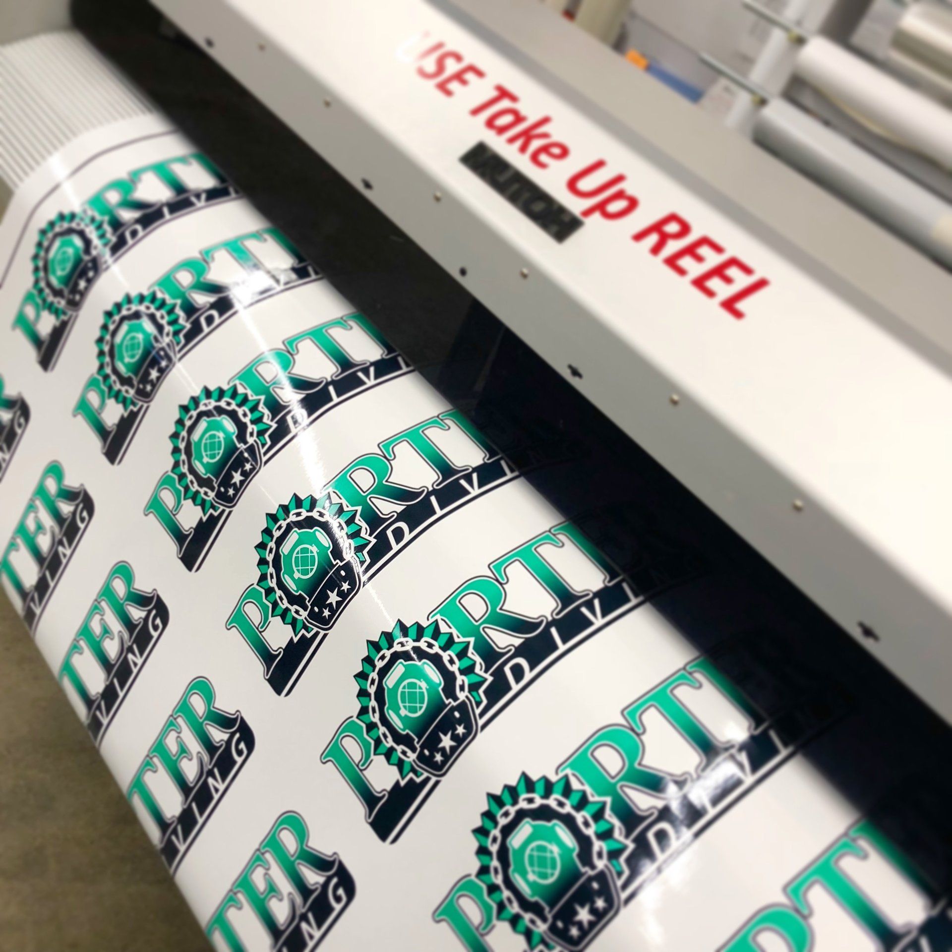 dive shop stickers near san luis obispo