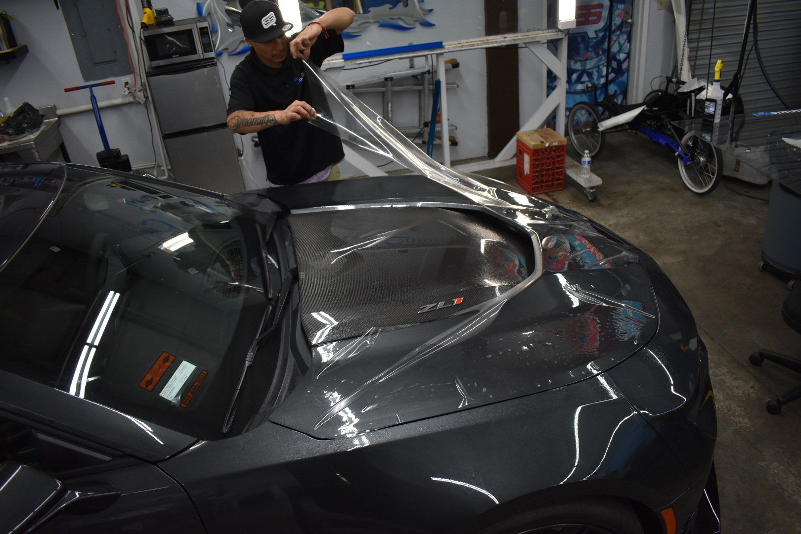 2017 chevy camaro with paint protection film near san luis obispo