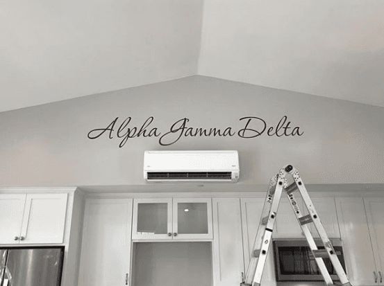 wall vinyl wrap for alpha gamma delta near san luis obispo