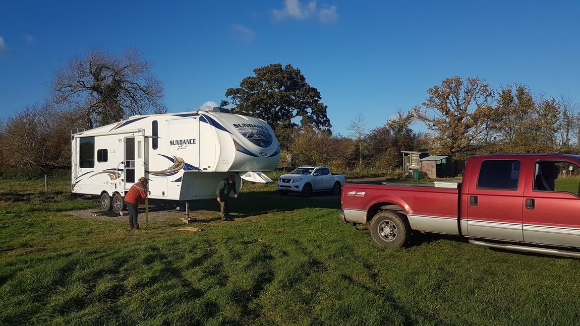 5th wheel towing from Oxfordshire to Somerset