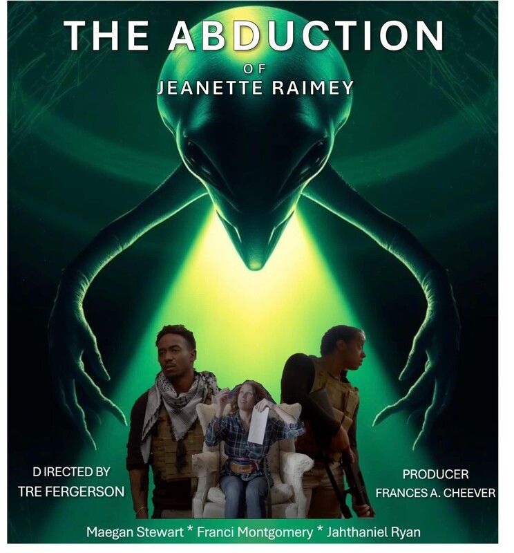 A movie poster for the abduction of jeanette raimey
