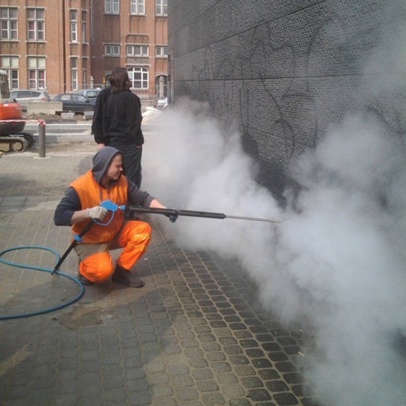 Meclean Trailerpack 200/21 WW Gevelreiniging zittend met SteamPLUS