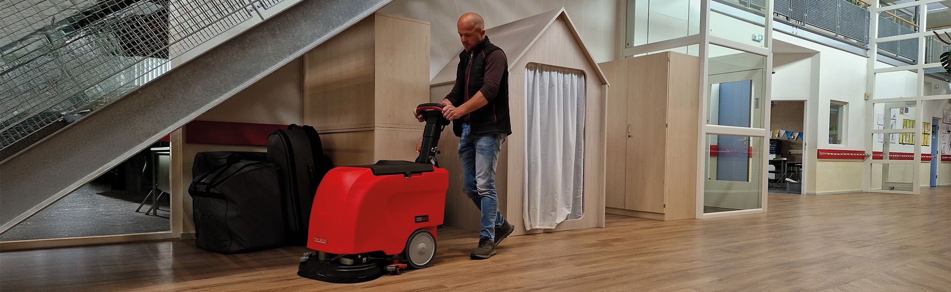 Meclean professionele schrobmachine kopen