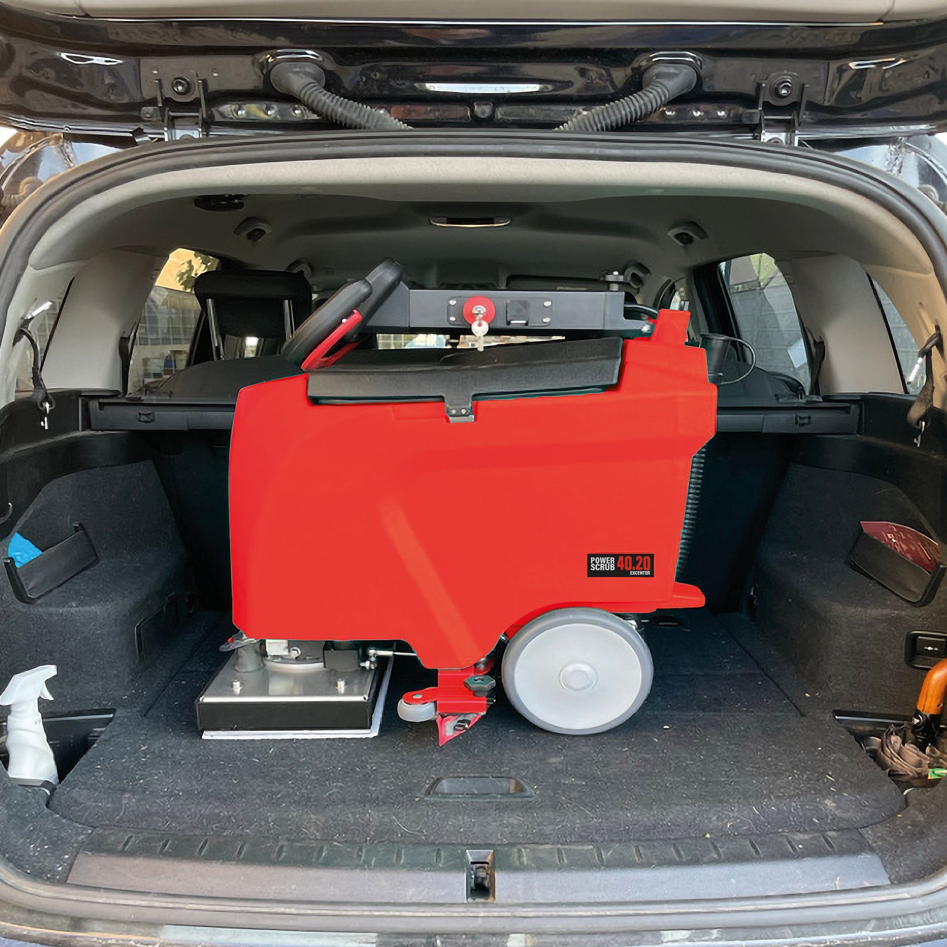 Meclean schrobmachine POWERSCRUB 40.20 EXCENTER gemakkelijk te transporteren