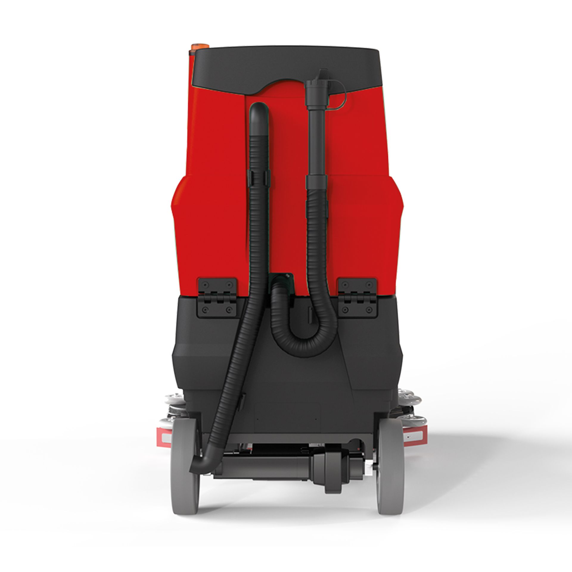 Meclean ride-on scrubber-dryer POWERSCRUB R80D back view