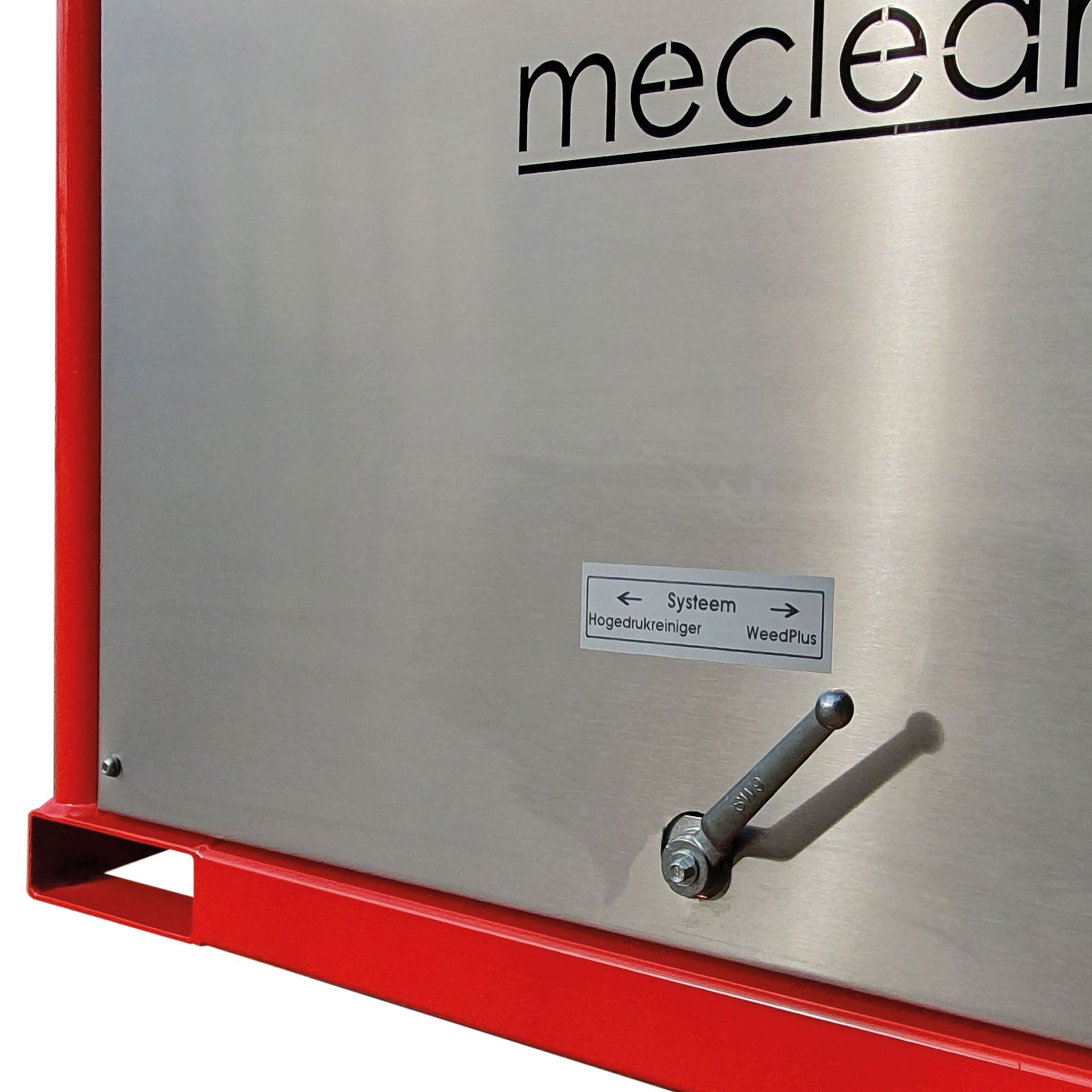 Meclean hotwater weed control machine SERIE-CFB In action on site