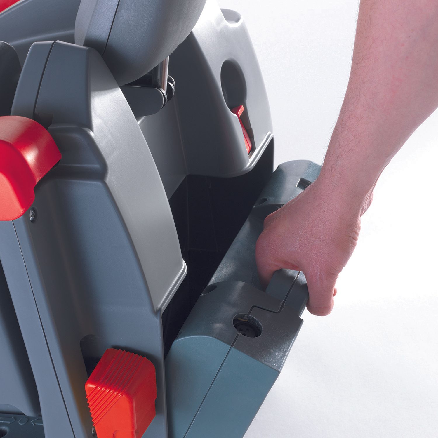 Meclean schrob-zuigmachine batterij aandrijving ROTOSCRUB energykit