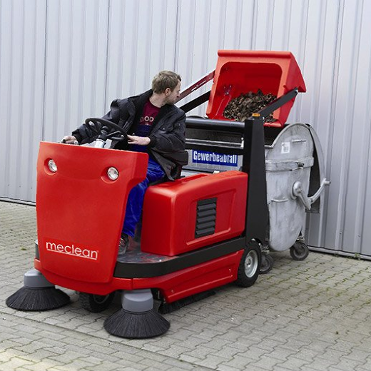 Meclean industriële veegmachine dieselmotor aandrijving BUSTER 1300TTD Dumpen van afval