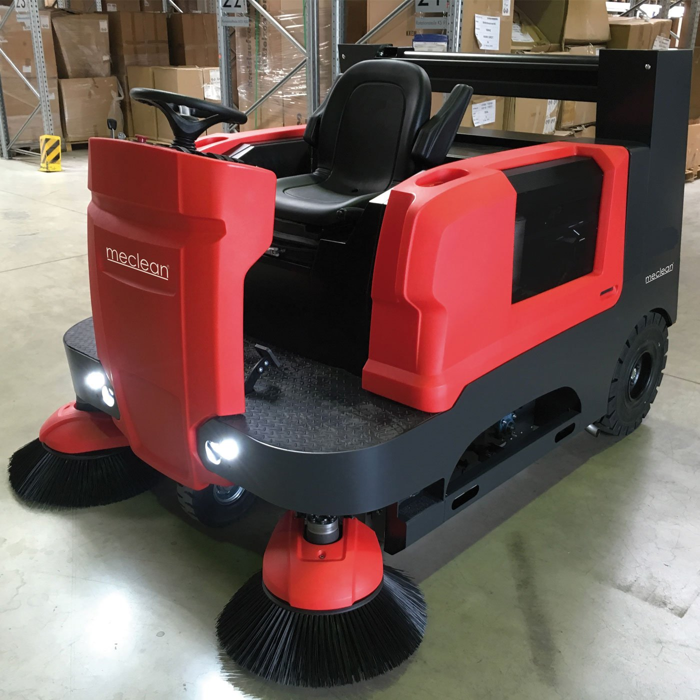 Meclean industrial sweeper diesel engine powered 1800TTD CAB