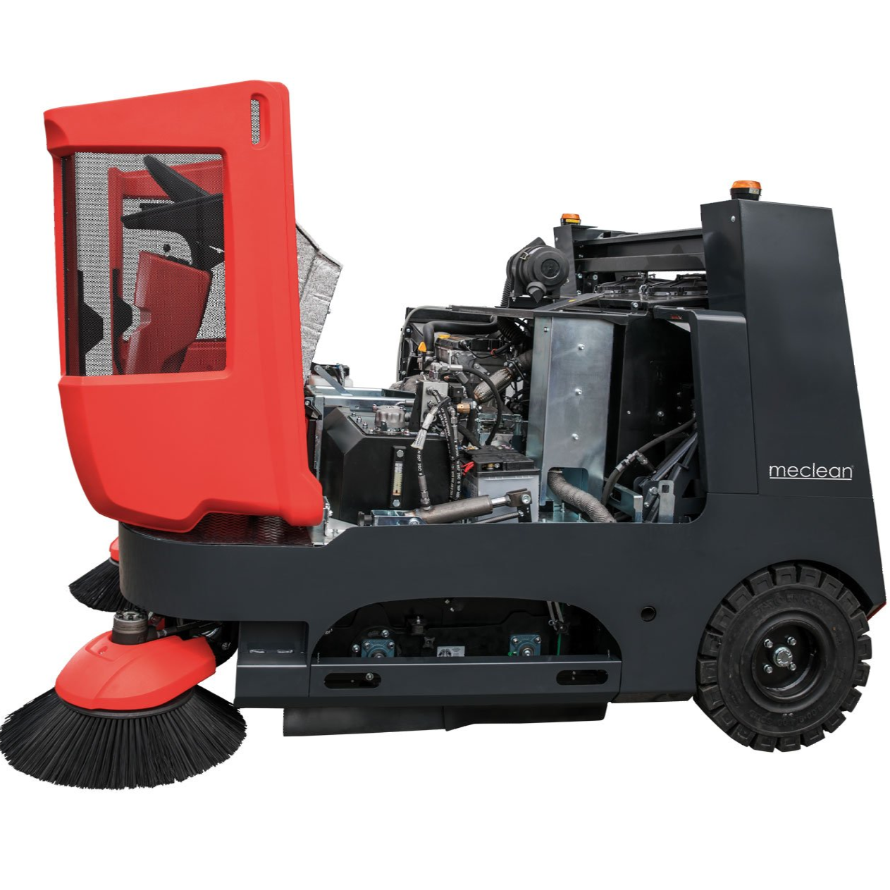 Meclean industrial sweeper diesel engine powered 1800TTD CAB