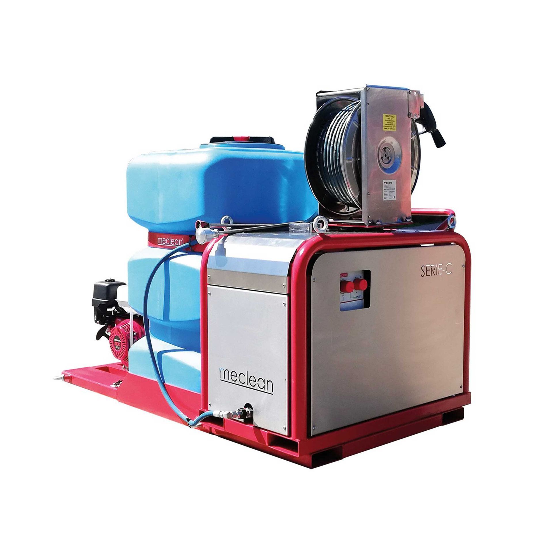 Meclean professional hot water high-pressure cleaner SERIE-CF with WeedPLUS