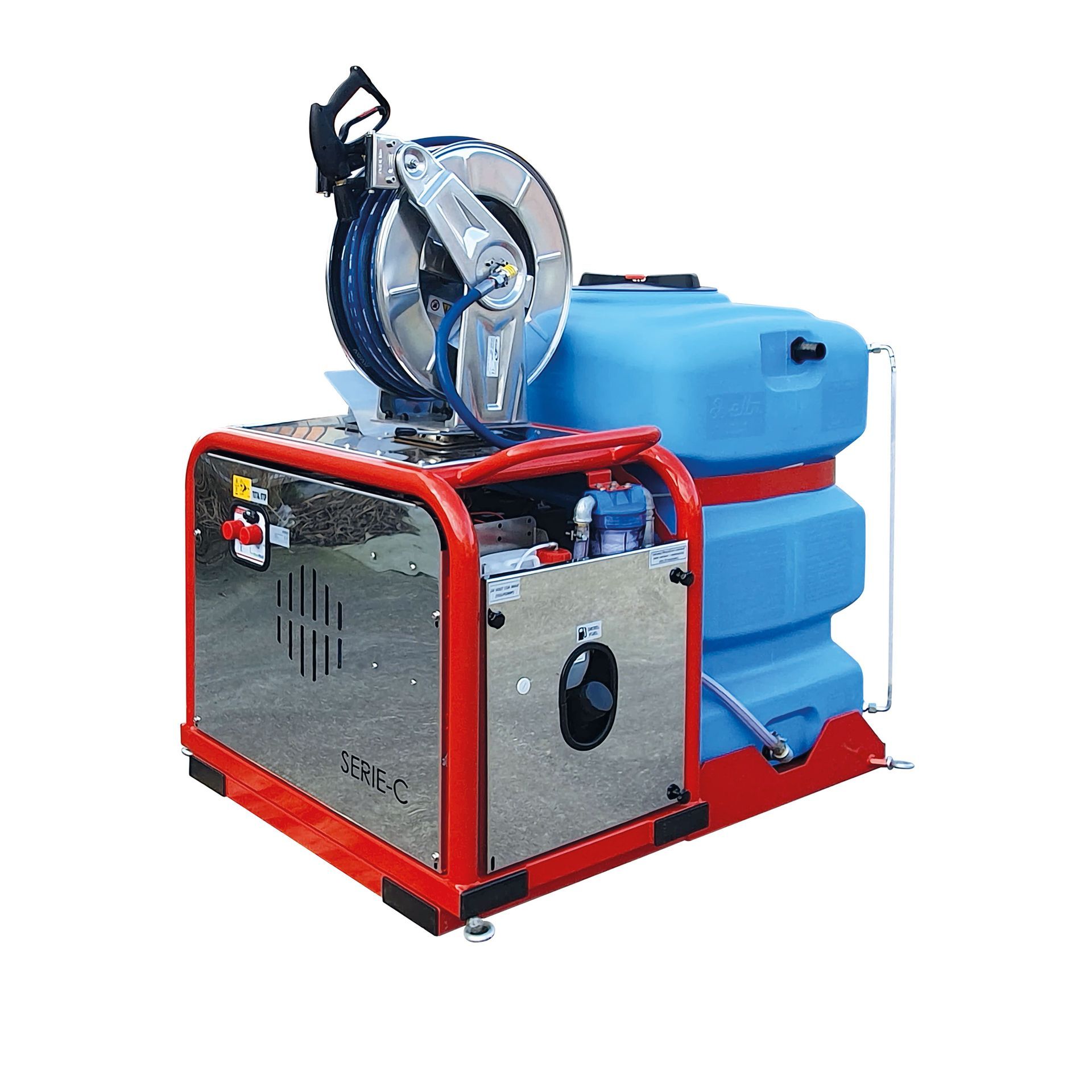 Meclean professional hot water high-pressure cleaner SERIE-CFB with WeedPLUS