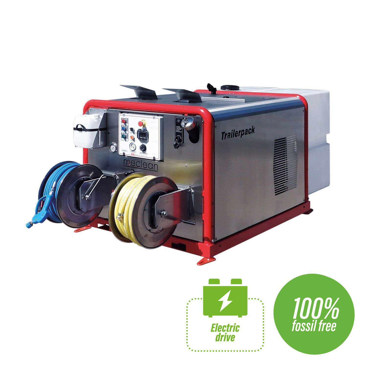 Meclean battery powered high-pressure unit Trailerpack TPE 200/21