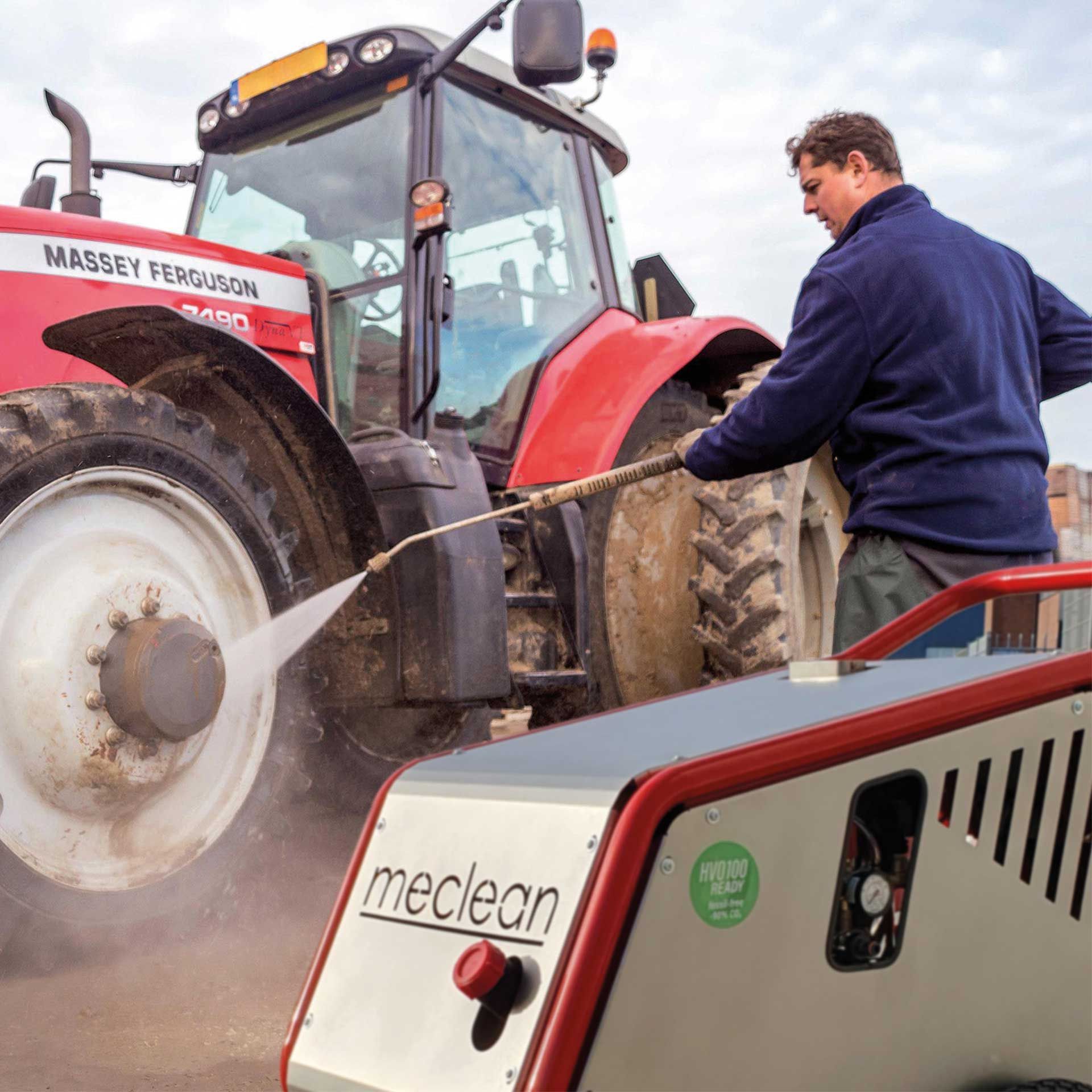 Meclean professional hot water high-pressure washer SERIE CX 200/21 high-pressure cleaning tractor