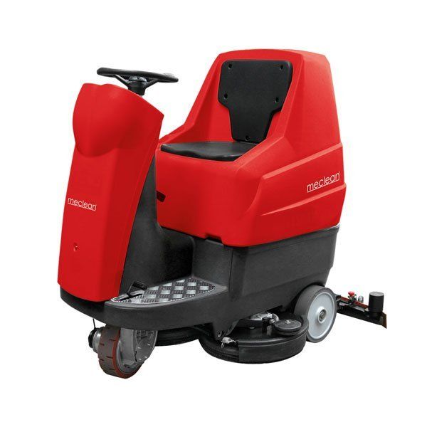 Meclean professional industrial ride-on scrubber-dryer battery powered drive POWERSCRUB R85D