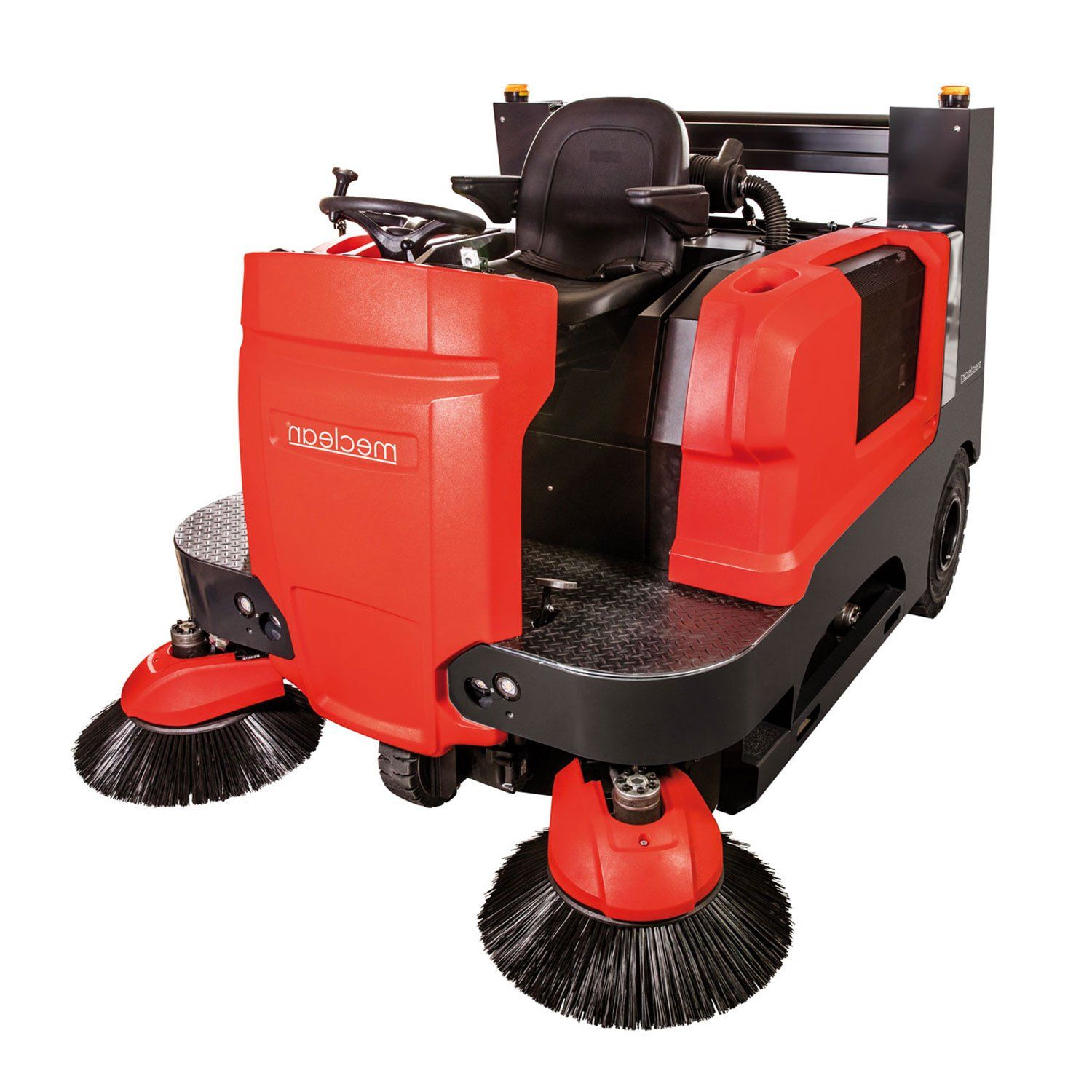 Meclean professional industrial ride-on sweeper LPG powered drive BUSTER 1800HB/G