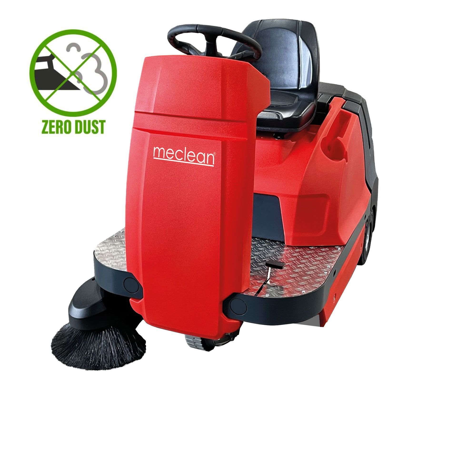 Meclean professional industrial ride-on sweeper battery powered drive BUSTER 1150TTE BASIC