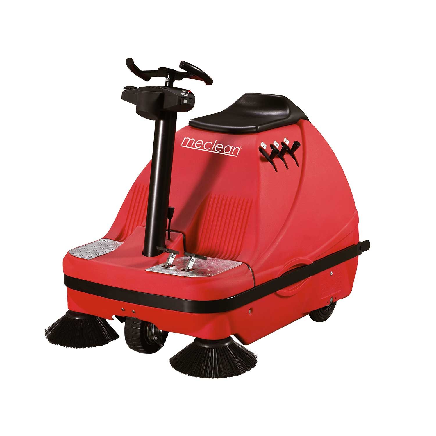 Meclean professional ride-on sweeper battery powered drive BUSTER 1000TTE