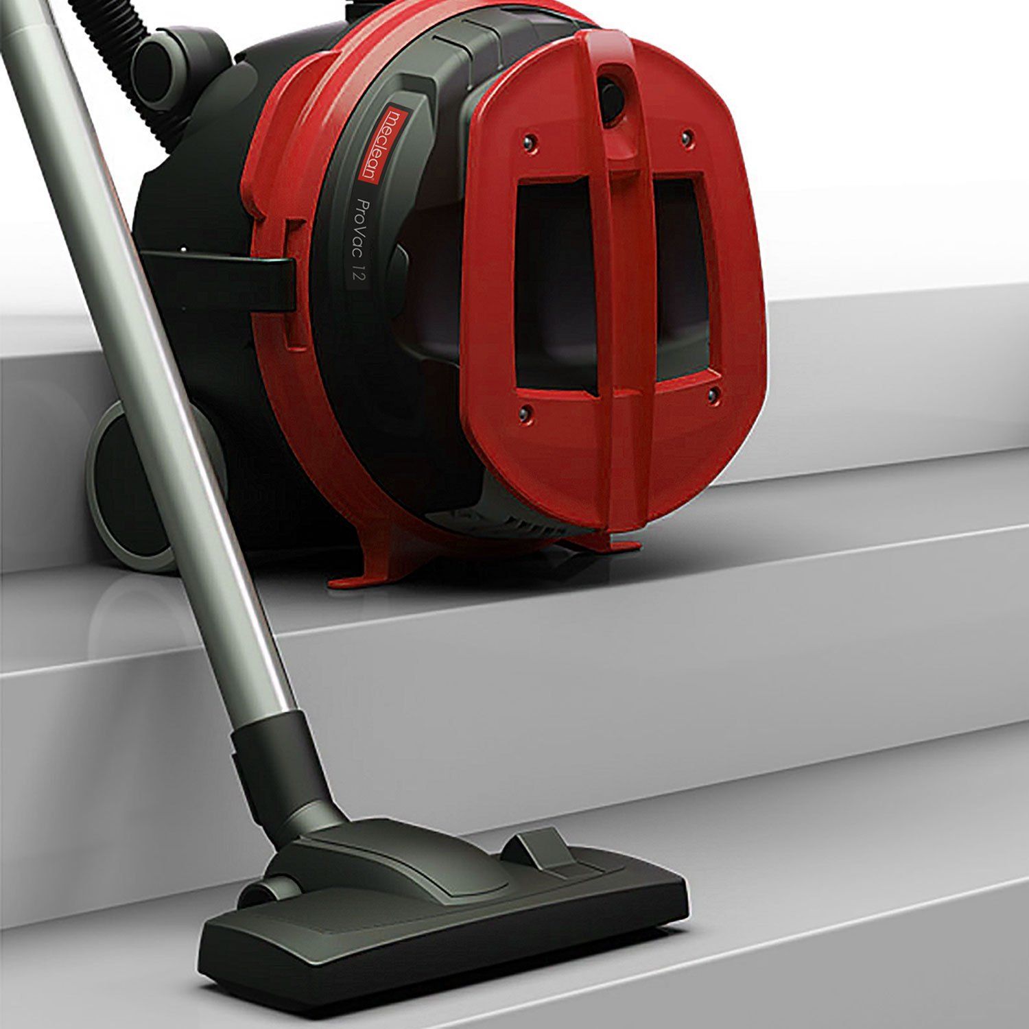 Meclean professional vacuum cleaner PROVAC 12 detail special staircase function