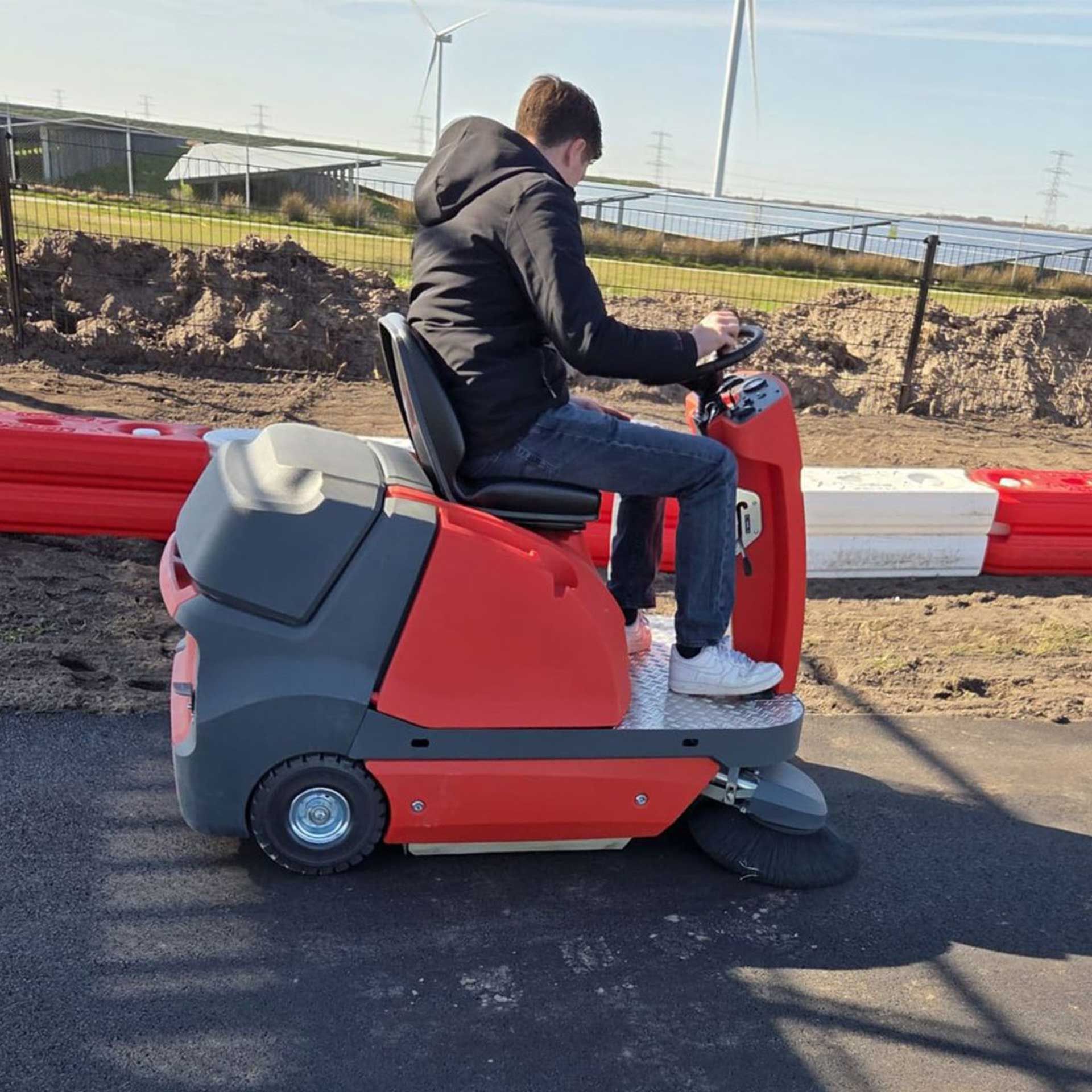Meclean BUSTER 1150 vegen op kartbaan