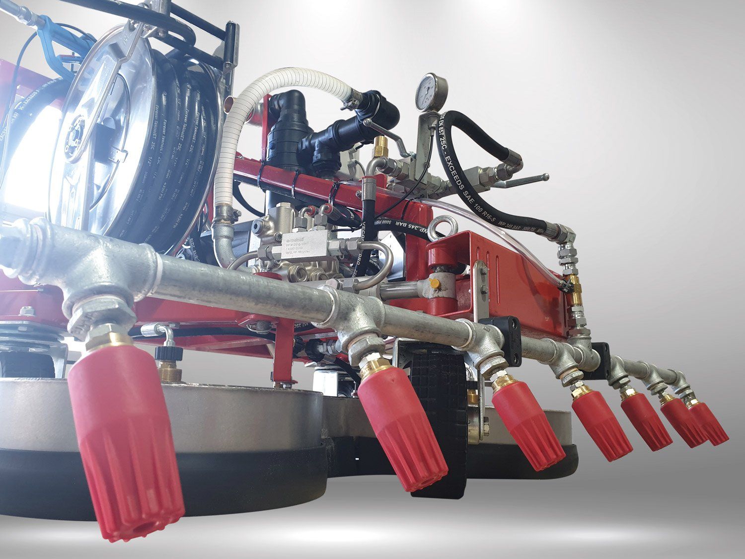 Meclean vehicle mounted high-pressure cleaning unit StreetCleaner roto nozzle kit