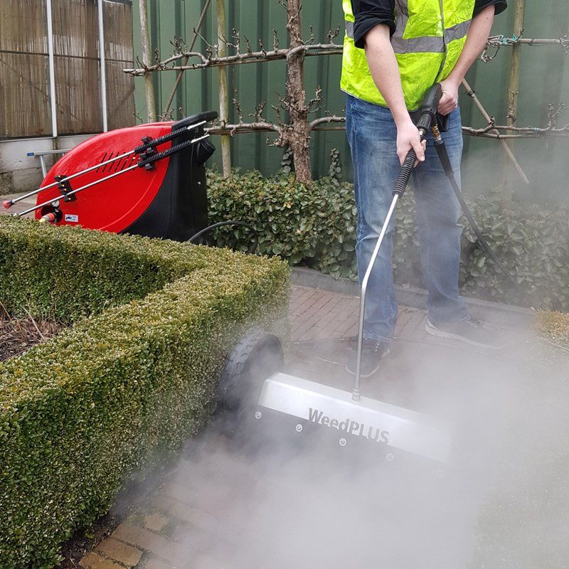Meclean hot water high-pressure cleaner SERIE-B 120/8 with WeedPLUS