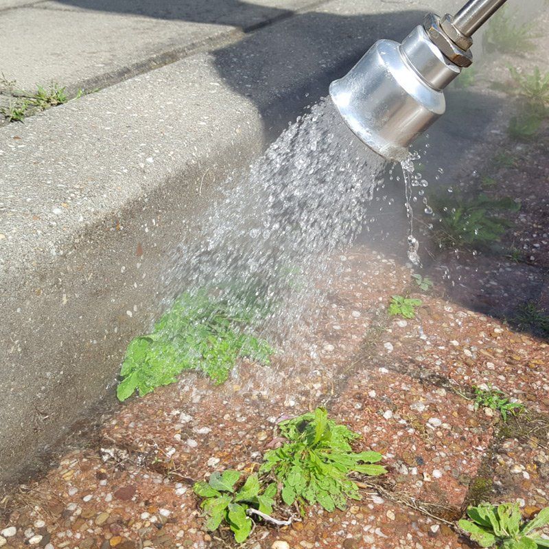 Meclean hot water high-pressure cleaner SERIE-B 120/10  spray bar with WeedPLUS