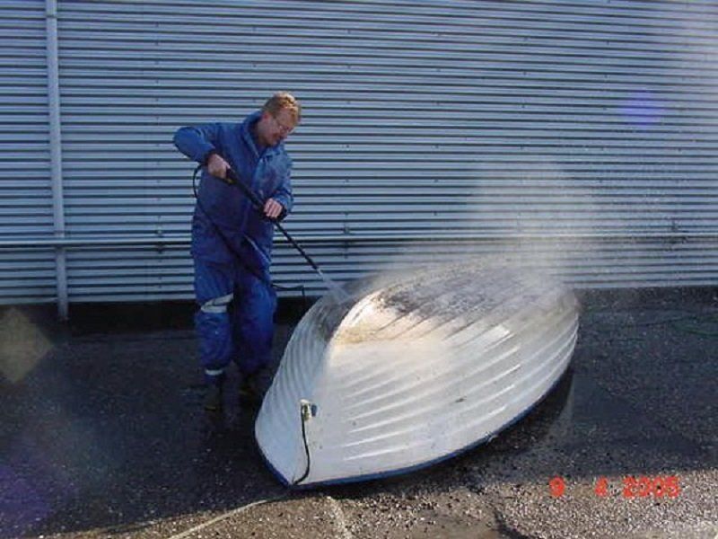 Meclean stationary high-pressure washer  HPS 150/21 boat cleaning