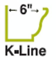 6-Inch K-Line Gutter
